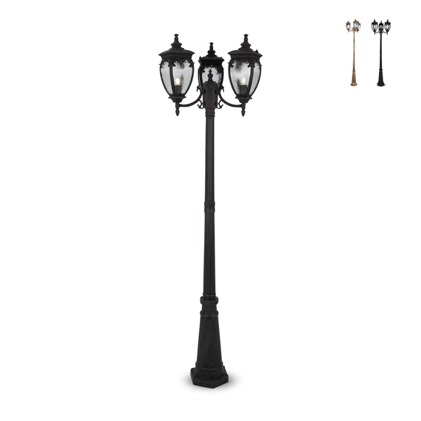 Klassieke buitenlantaarn tuinlamp met 3 lampen Fleur Maytoni Aanbieding