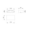 Moderne buiten wandlamp LED voor tuin Strato Maytoni Catalogus