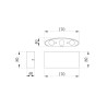 Maytoni Strato LED Wandlamp 6W voor Tuin Buitenverlichting Voorraad