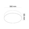 Ronde LED-plafondlamp minimalistisch design Zon Maytoni Voorraad