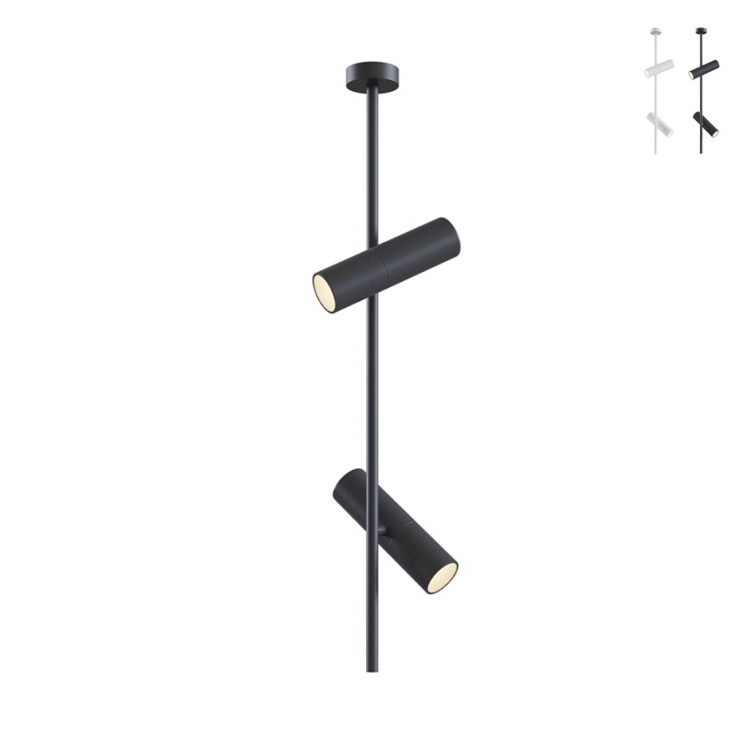 Design plafondlamp met 2 verstelbare spotjes Elti Maytoni Aanbieding