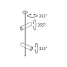 Design plafondlamp met 2 verstelbare spotjes Elti Maytoni Model