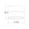 Moderne ronde plafondlamp zwart LED-verlichting verstelbaar Onda Maytoni Kortingen