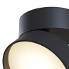 Moderne ronde zwarte LED verstelbare plafondlamp Onda Maytoni Aanbod