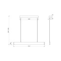 Moderne hanglamp 91cm verstelbaar LED-licht Step Maytoni Kosten