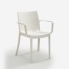 Stapelbare stoel met armleuningen voor in uw tuin Victoria BICA Karakteristieken