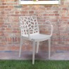 Moderne tuin- of barstoel Matrix Armchair BICA met armleuningen voor buiten Karakteristieken