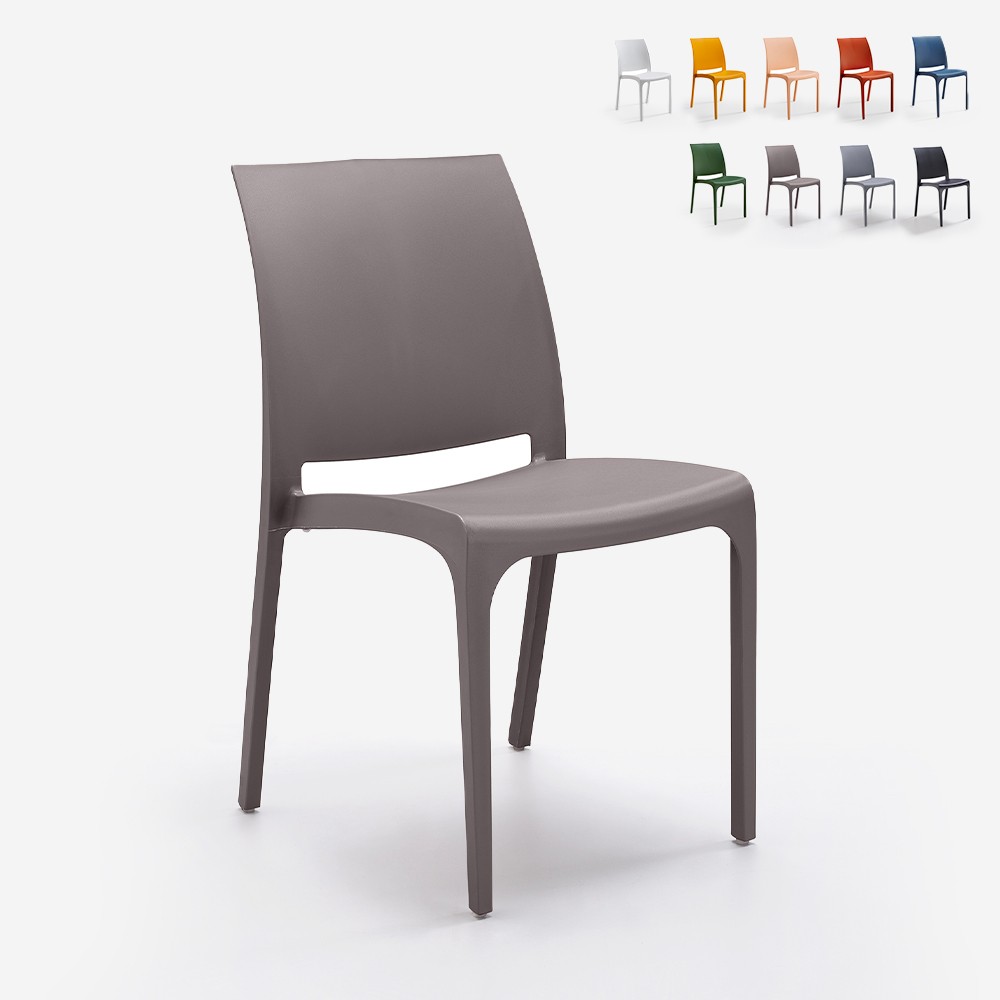 Set van 25 stapelbare Volga BICA stoelen voor tuin, bar of restaurant 