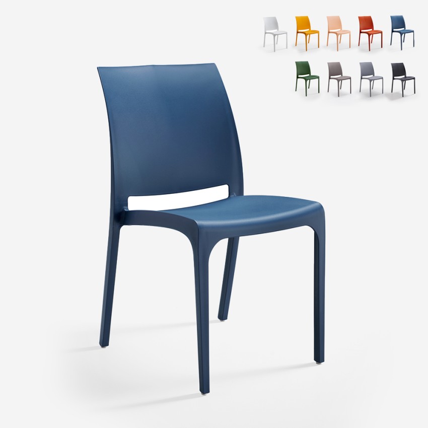 Set van 25 stapelbare Volga BICA stoelen voor tuin, bar of restaurant  Aanbod