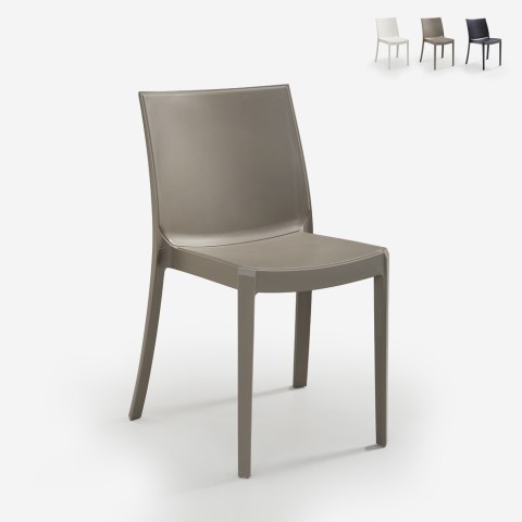 Set van 23 stapelbare Perla BICA buitenstoelen voor tuin, bar of restaurant Aanbieding
