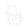 Moderne stapelbare stoel Matrix BICA Kosten