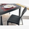 Set van 19 stapelbare polyrotan stoelen voor binnen en buiten Virginia Bica Model