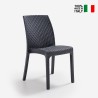 Set van 19 stapelbare polyrotan stoelen voor binnen en buiten Virginia Bica Kortingen