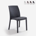 Set van 19 stapelbare polyrotan stoelen voor binnen en buiten Virginia Bica Aanbieding