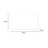 Wandafzuigkap met touchbediening houten frame Linea Fabita Kortingen