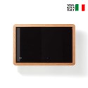 Wandafzuigkap met touchbediening houten frame Linea Fabita Verkoop