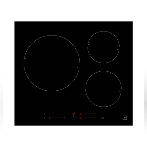 3 pits inductie kookplaat inbouw keuken Fabita BSS 630 T