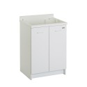 Wastafelmeubel met 2 deuren, wasbak en wasplank 60x50cm Edilla Montegrappa Aanbod