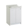 Wastafelmeubel met 2 deuren, wasbak en wasplank 60x50cm Edilla Montegrappa Aanbieding