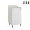 Mobiele wasruimte kast 1 deur 45x50cm wasbord Edilla Montegrappa Verkoop