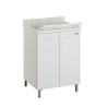 Wasrekmobiel met wasbak 60x50 cm, 2 deuren, Edilla Montegrappa Aanbieding