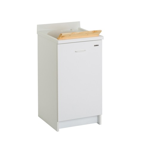 Wasmeubel met wasbak 45x50cm en houten plank Edilla Montegrappa Aanbieding