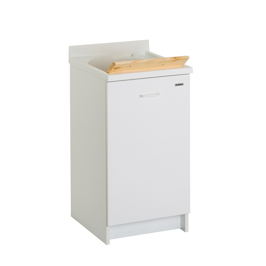 Wasmeubel met wasbak 45x50cm en houten plank Edilla Montegrappa Aanbieding