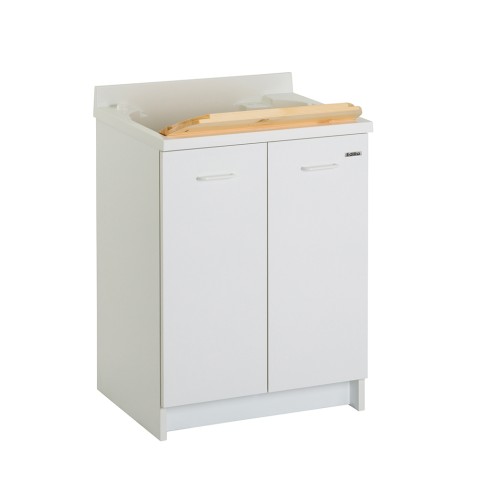 Wastafelmeubel hout met 2 deuren 60x50cm wasruimte Edilla Montegrappa Aanbieding