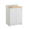 Wastafelmeubel hout met 2 deuren 60x50cm wasruimte Edilla Montegrappa Aanbieding