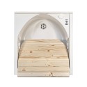 Wastafel 45x50cm met houten plankenkast 1 deur Edilla Montegrappa Catalogus