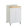 Wasmeubel met kast 2 deuren 60x50cm bak houten plank Edilla Montegrappa Aanbieding