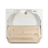 Mobiele wasbak voor bijkeuken met houten plank, 2 deuren, 60x60cm Edilla Montegrappa Catalogus