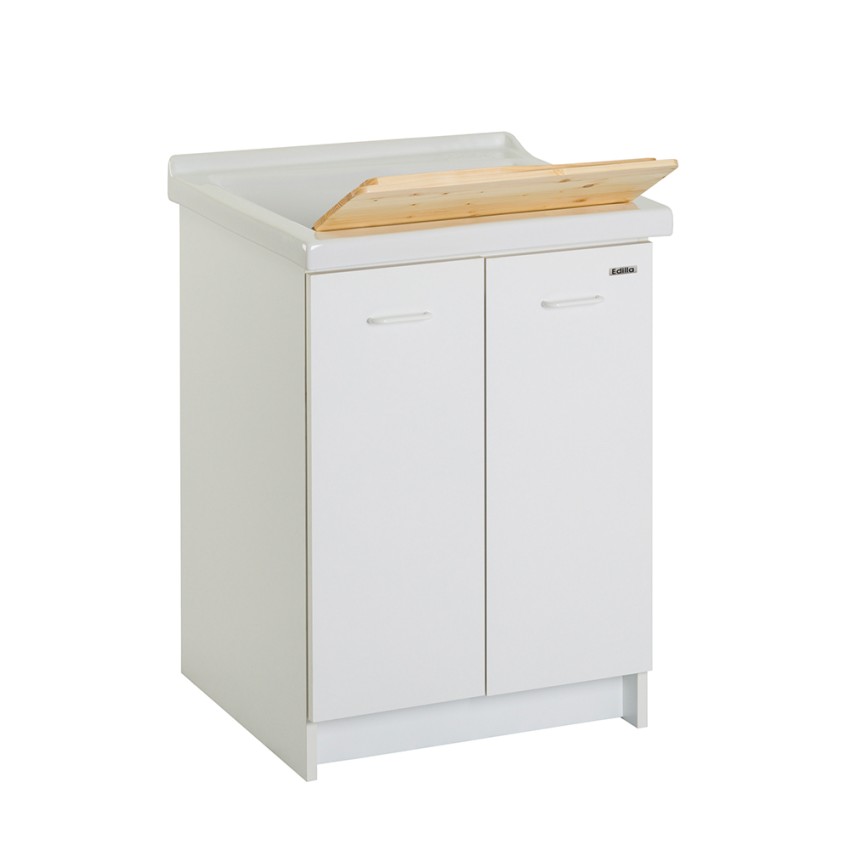 Mobiele Wasunit 63x60cm 2 Deuren Keramische Wastafel Acqua Edilla Aanbieding
