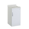 Wasbak 45x50cm voor buiten met wastobbe en wasplank Piuvella Montegrappa Aanbieding