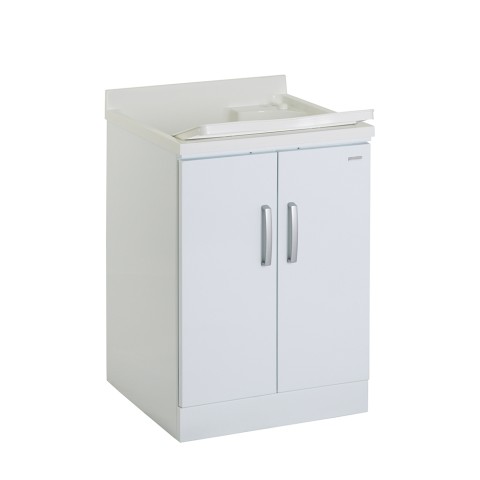 Wasbak voor buiten 60x60cm kast met plank 2 deuren Piuvella Montegrappa Aanbieding