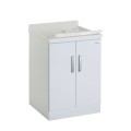 Wasbak voor buiten 60x60cm kast met plank 2 deuren Piuvella Montegrappa Aanbieding
