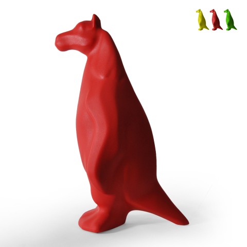 Moderne pop-art decoratie dierenbeeldhouwkunst Cavallo Pinguino Kimere
