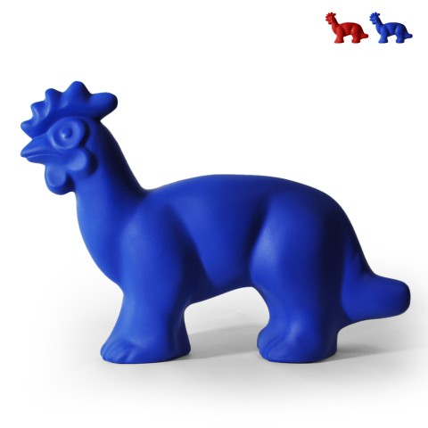 Gekleurde moderne tuinbeeld dieren Gallo Gatto Kimere Aanbieding
