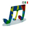 Kleurrijke popart muzieksculptuur decoratie Tricroma Kortingen