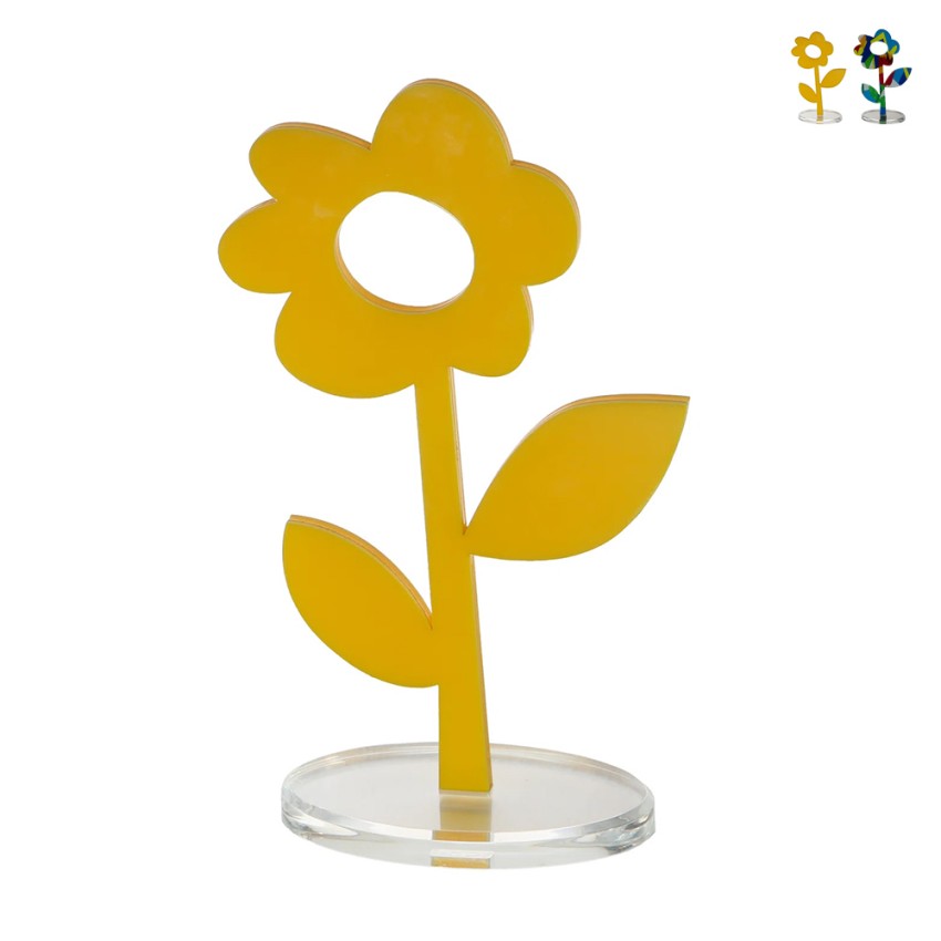 Kleurrijke bloem decor in pop art stijl voor woonkamerplank Margherita Verkoop Kleurrijke bloem decor in pop art stijl voor woonkamerplank Margherita Verkoop