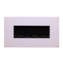 Wandhaard elektrisch wit 1500W met LED vlammen Monte Bianco Aanbod