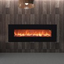 Moderne elektrische wandhaard met realistisch vlameffect 1500W Aprica Verkoop