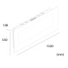Moderne elektrische wandhaard met realistisch vlameffect 1500W Aprica Catalogus