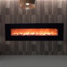 Elektrische haard met LED-vlammen, 1500W, wandmontage Pordoi Verkoop