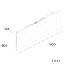 Elektrische haard met LED-vlammen, 1500W, wandmontage Pordoi Catalogus