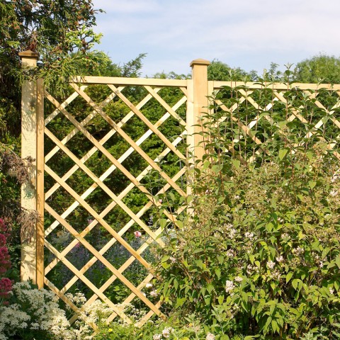 Roosterrooster voor tuinterras houten tuinhuisje 60x180cm