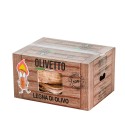 Olijfhout brandhout 40kg open haard fornuis oven Olivetto Kortingen