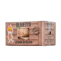 Olijfhout brandhout 160kg open haard fornuis oven Olivetto Voorraad