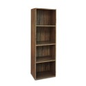 Houten boekenrek kantoor of woonkamer 4 planken 40x132 cm Duval Karakteristieken