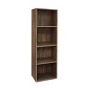 Houten boekenrek kantoor of woonkamer 4 planken 40x132 cm Duval Karakteristieken